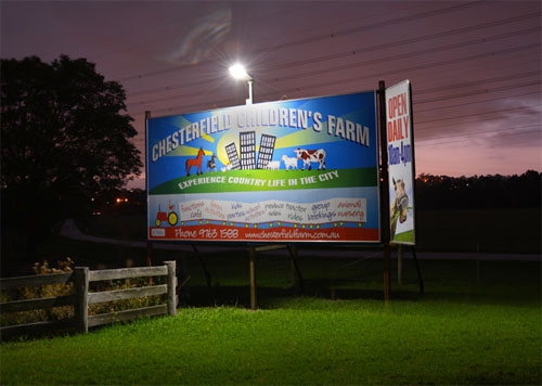 all in one solar led light for billboard,signage