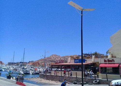 Scenic area solar lighting