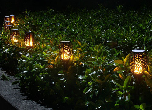 Solar LED Flickering Flaming Light