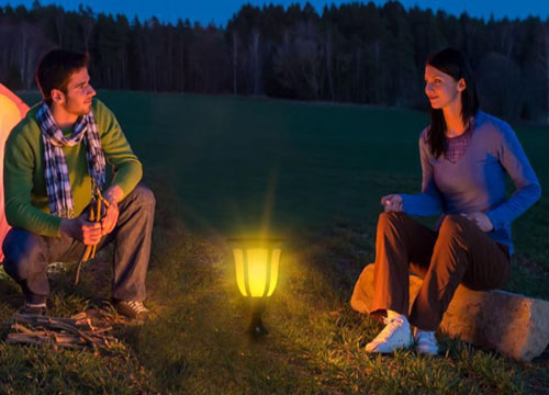 Solar LED Tiki Torch Light