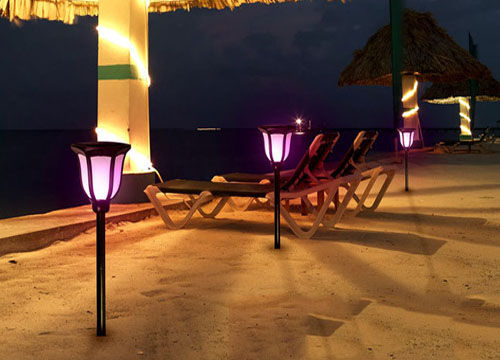 Solar LED Tiki Torch Light