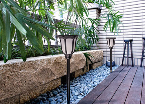 Solar LED Tiki Torch Light