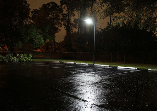 D3 20w parking lot solar light