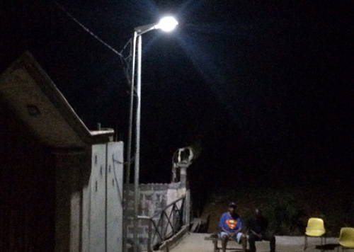 residential solar LED light