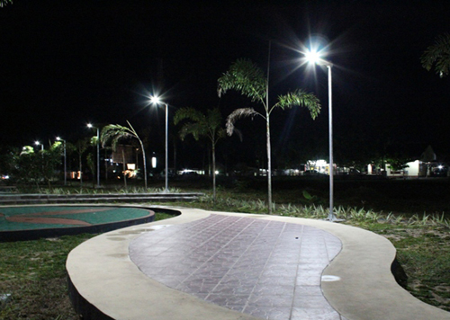 all in one solar LED garden light