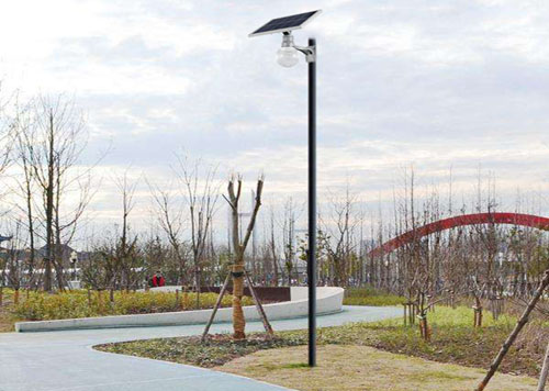 12w all in one solar garden light