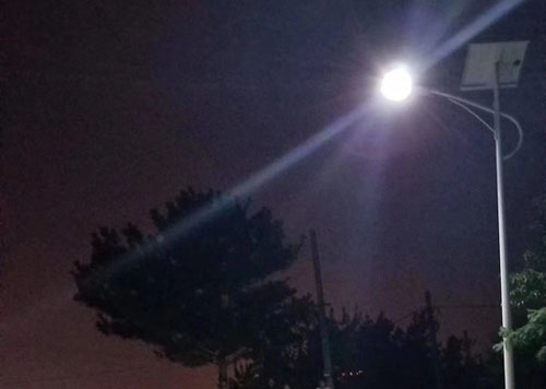 solar LED street lamp