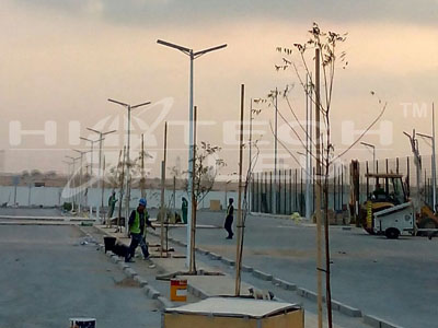 UAE 20w all in one solar street light