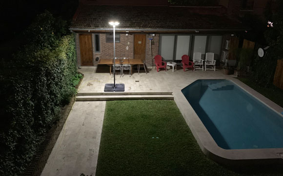 Iluminación solar residencial